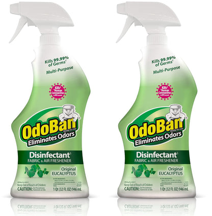 OdoBan Ready-to-Use Disinfectant and Odor Eliminator, Made in the USA, Citrus Scent, 32 Ounce Spray Bottle