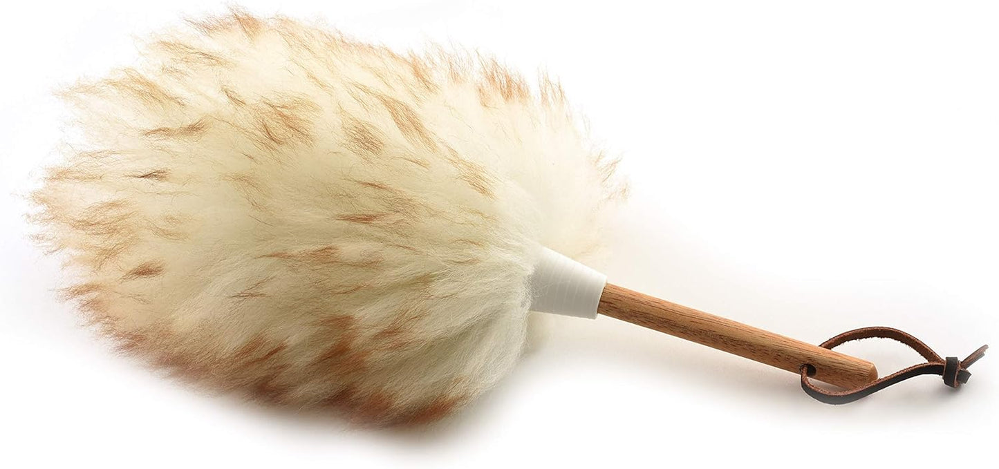 Norpro 24-Inch Pure Lambs Wool Duster with Wood Handle