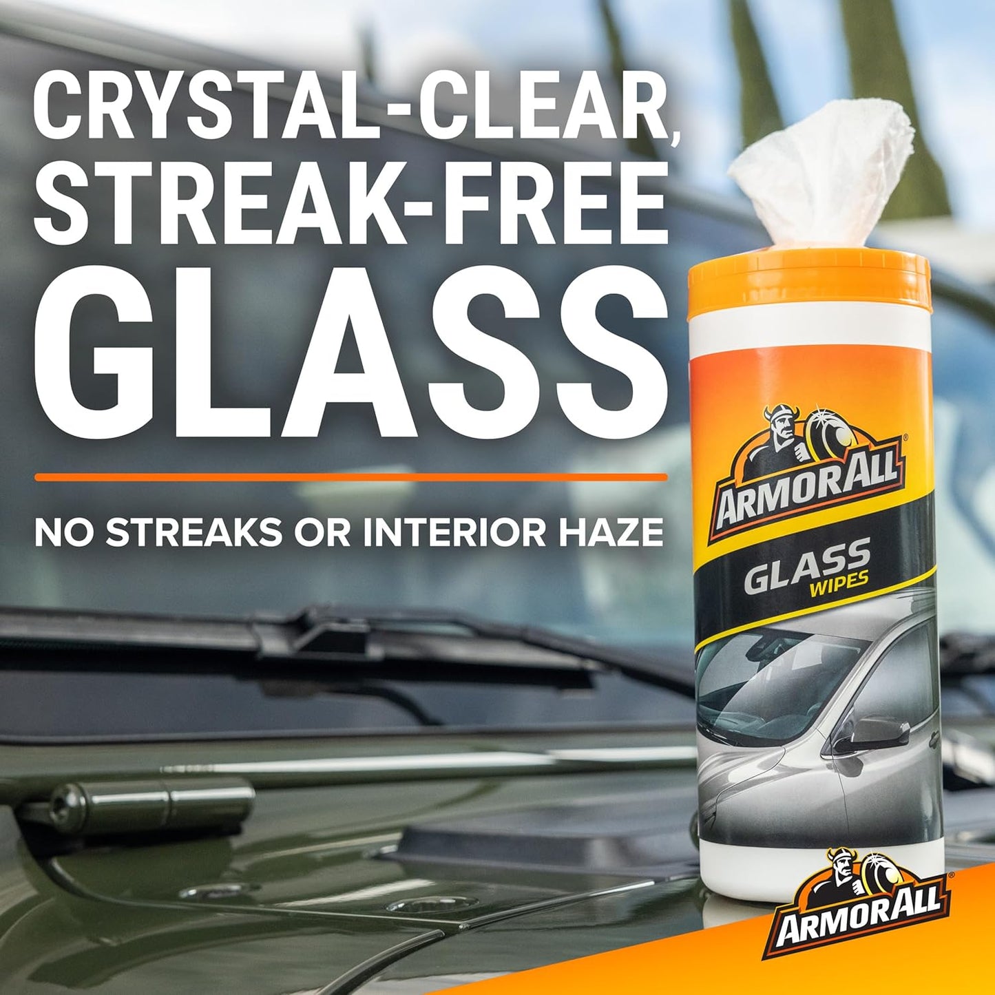Armor All Car Cleaning Wipes, Wipes for Car Interior and Car Exterior, 90 Wipes Each
