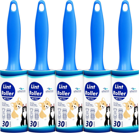 Large Lint Rollers for Carpet, 9.45'' Sticky Rollers for Floor with 360 Sheets, Extendable Long Handle Sticky Mop for Cleaning Couch, Curtains, Cars, Clothing, and Pet Hair