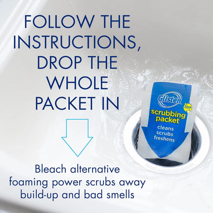 Glisten Garbage Disposer Cleaner, Lemon, 4.9 Oz, 4 Count (Pack of 2)