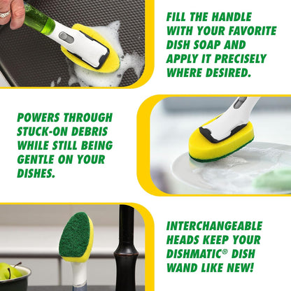 Libman Heavy Duty Scrub Brush Kit | Cleaning Brushes for Household Use | Tub Scrubber | Easy Grip Scrub Brush | Big Job Kitchen Brush | Dual Sided Tile & Grout Brush | 3 Different Brushes Included