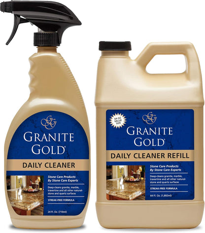 Granite Gold Daily Cleaner for Granite, Marble & Other Natural Stone & Quartz Surfaces, 32 Ounces