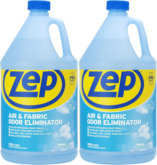 Zep Air Freshener and Fabric Odor Eliminator - Fresh-Breeze Scent - 1 Gallon (Case of 4) ZUAIR128 - Long-lasting Fragrance that Neutralizes Tough Odors on Contact