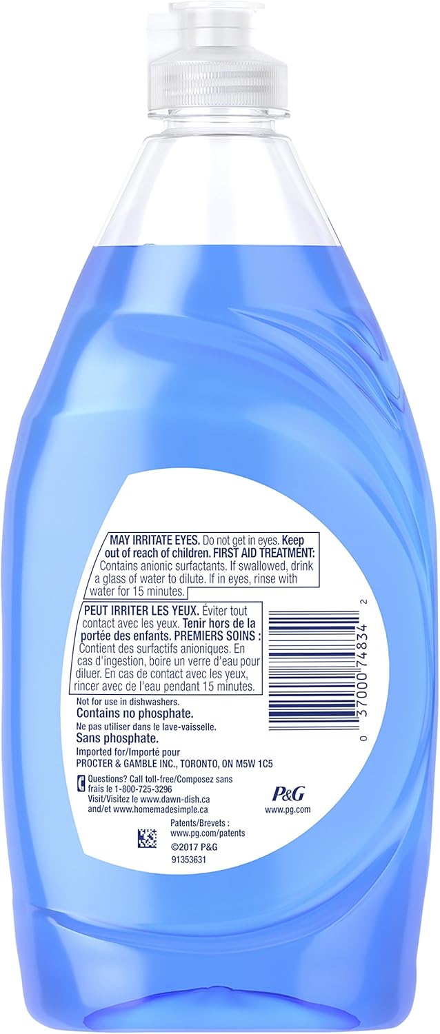 Dawn Dishwashing Liquid, Original Scent, 38 fl oz