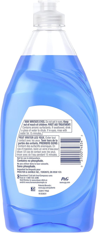 Dawn Dishwashing Liquid, Original Scent, 38 fl oz