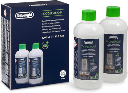 De'Longhi EcoDecalk Descaler, Universal Descaling Solution for Coffee & Espresso Machines, 16.90 oz (5 uses)