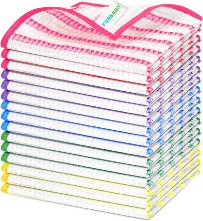 Forggon12 Pcs New Upgrade 3-Layer Metal Dish Cloth, No Scratches and No Odor, Multipurpose Wire Dishwashing Rag for Wet and Dry, Kitchen Cleaning DishRags,Sinks,Dishes,Stove Top, Dimensions(7.08X8.86)