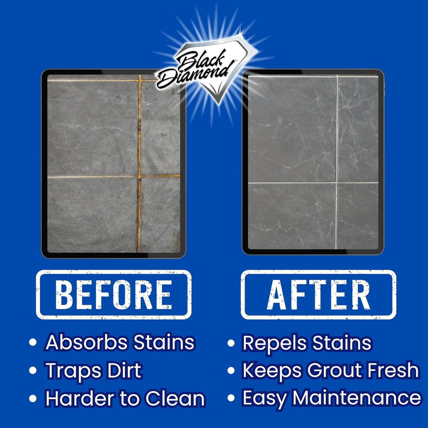 ULTIMATE GROUT SEALER – Professional Strength Tile, Stone & Grout Protection for Showers, Floors & Backsplashes | Easy-Clean, Stain & Moisture Repellent – Low Odor Contractor Grade (Quart)