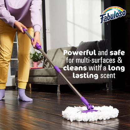 Fabuloso Multi-Purpose Cleaner, 2X Concentrated Formula, Refreshing Lemon Scent, 56 oz