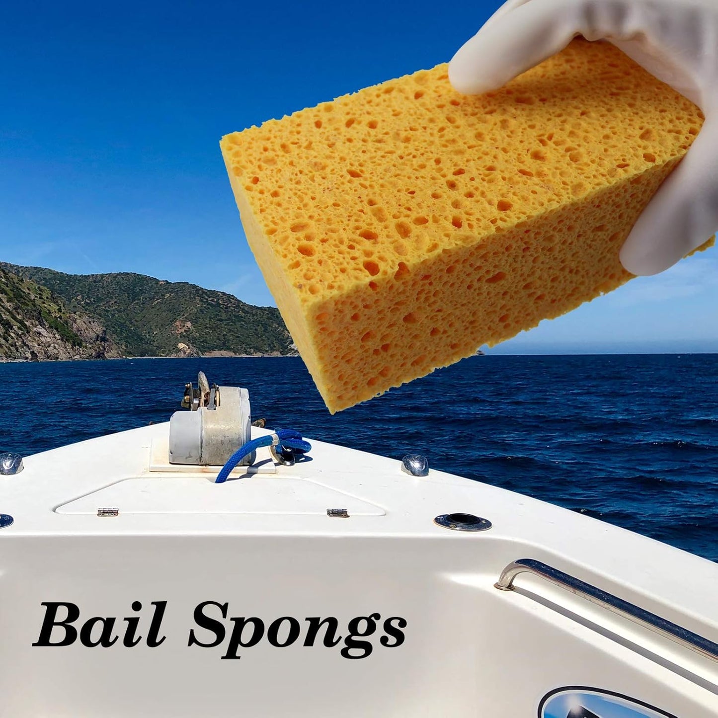 6 x 3.6 x 0.9 Inch JK SP-T22 Large Sponge, Kitchen Sponges, Handy Sponges, Cellulose Sponges, Dish Washing Sponge, Natural Sponge, Car Washing Sponge, Eco Friendly Sponge