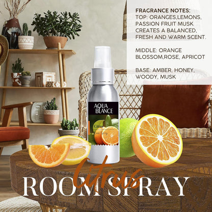Fragrant Room Spray, Tropical, Ocean, Coconut, 3 x 3.4 fl oz, Air Fresheners Odor Eliminator for Home, Bathroom, Concentrated Room Spray