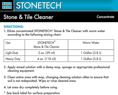 STONETECH Stone & Tile Cleaner, 1 Gallon (3.8L) Bottle