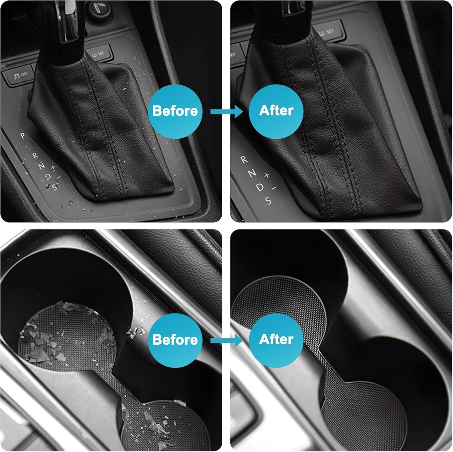 Car Cleaning Gels 4-Pack, Car Cleaning Putty Universal Auto Detailing Tools Car Interior Cleaner, Dust Cleaning Slime, Car Accessories for Car Vents & Keyboards, Clean Supplies– 320g (2.8oz/pcs)