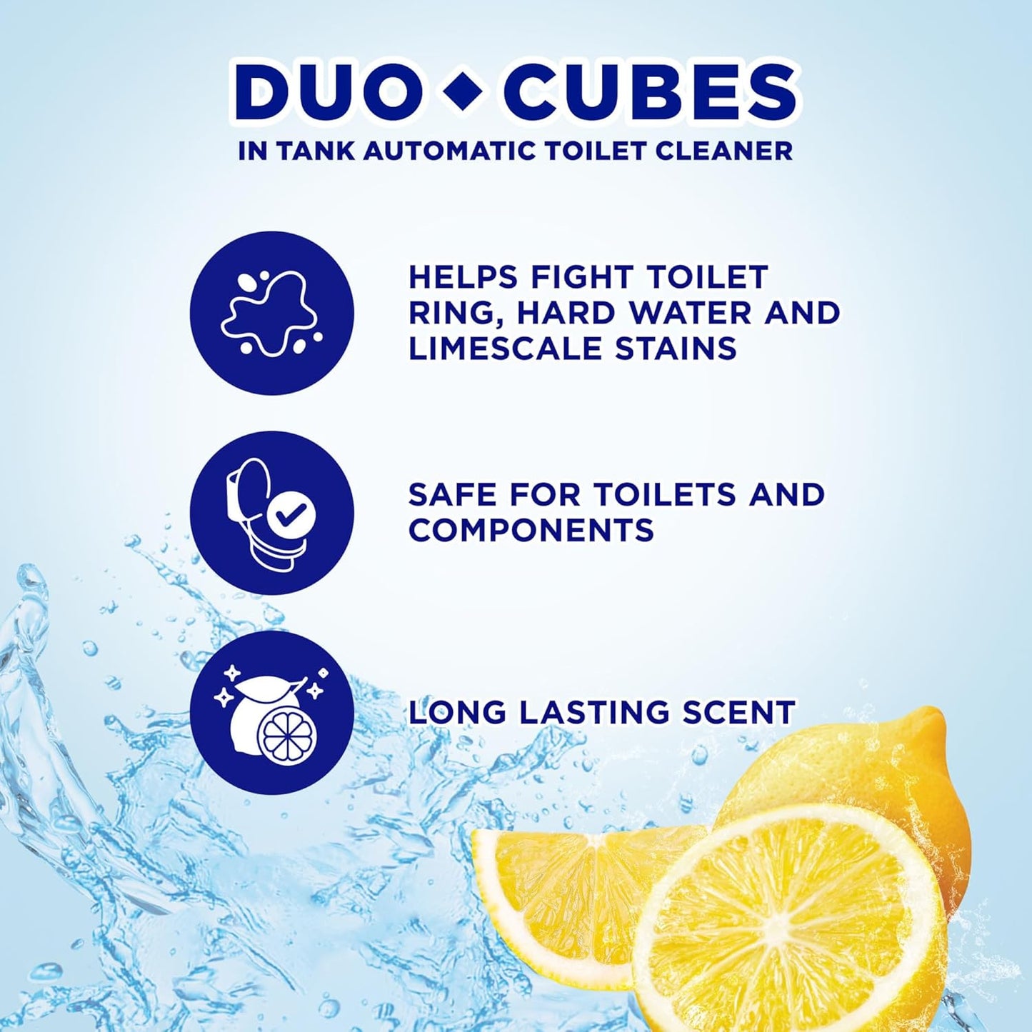 Soft Scrub In-Tank Toilet Cleaner Clear Water DuoCubes, 4ct, Lemon Fresh