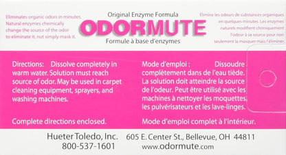 Doggie Dooley Odormute, Unscented - 15oz Cleaning Powder Concentrate - Break Down Pet Odor on Carpets, Fabrics and Kennels - Mix-with-Water Cleaning Formula, Makes Up to 20 Gallons