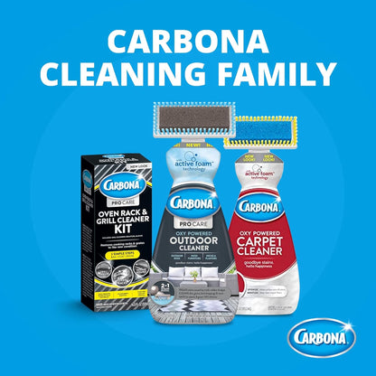 Carbona Oven Rack & Grill Cleaner Kit, Includes Bag & Gloves, Eliminates Thick Grease, Grime & Baked-On Food, Unscented Formula