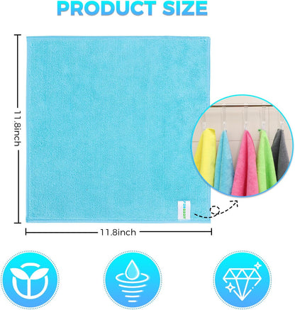 Forggon12 Pcs New Upgrade 3-Layer Metal Dish Cloth, No Scratches and No Odor, Multipurpose Wire Dishwashing Rag for Wet and Dry, Kitchen Cleaning DishRags,Sinks,Dishes,Stove Top, Dimensions(7.08X8.86)