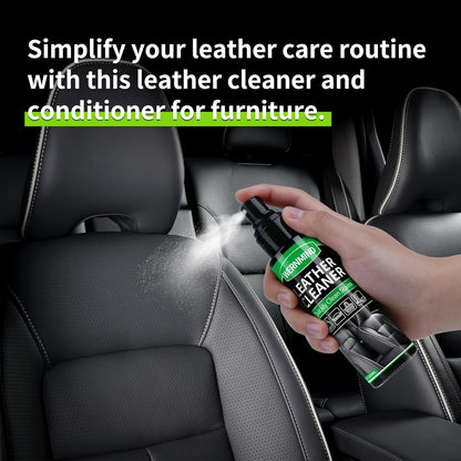 Leather Cleaner and Conditioner Cream Care Kit for Car Interiors Seats,Couches,Purses,Bags,Jackes,Boots