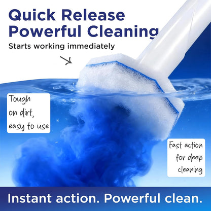 50 Count Toilet Wand Refills for Clorox Toilet Wand, 5X Cleaning Power, Replacement Heads for Clorox Wand, High-Density Disposable Brush Scrubber - No Falling Apart, Fresh Fragrance