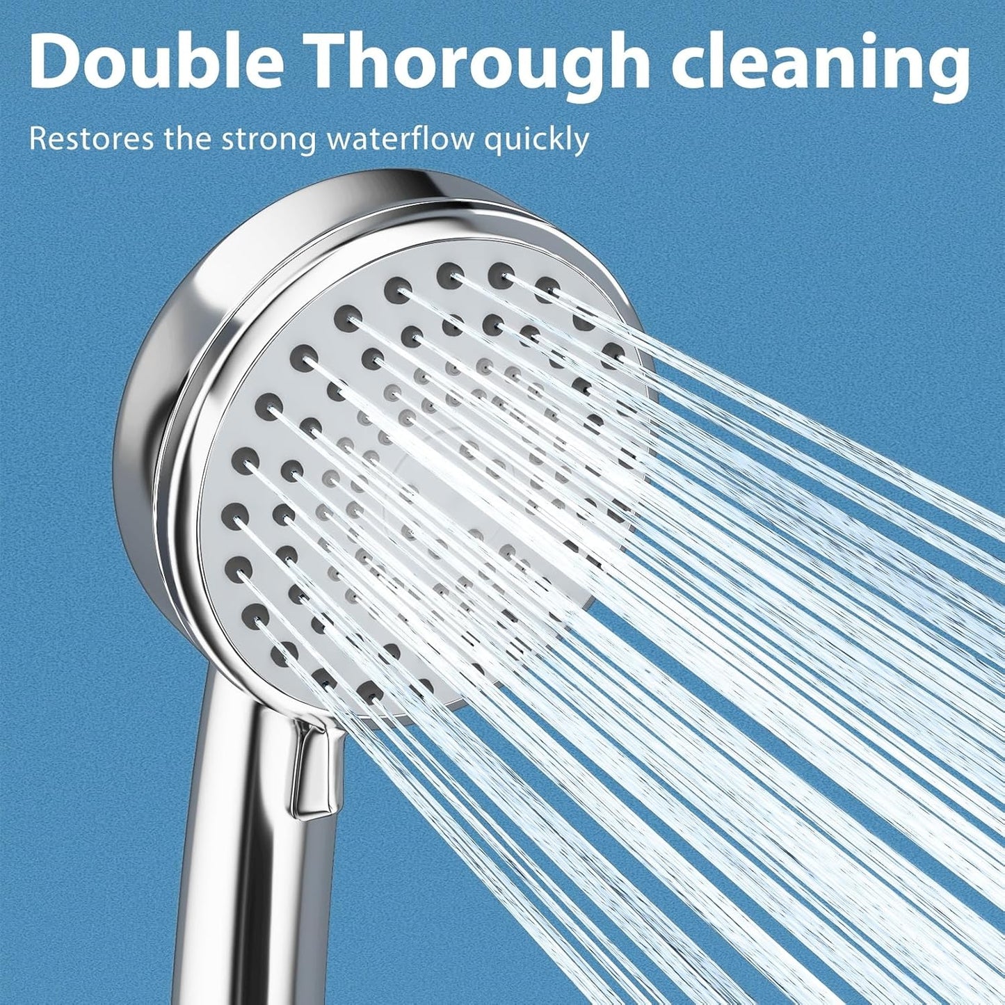 Lumkew Shower Head Cleaner Picks,Multiple Shower Head Cleaning Brush for Small Hole, Nozzle unclogger Tool for Showerhead with Storage Box