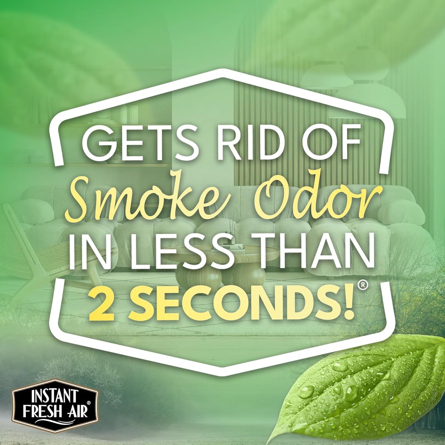 Smoke Vanish - Smoke Odor Eliminator Spray - Removes Odor Instantly with Noxban™ - Eco-Friendly - For Home, Car, & Travel - Lavender Scent - 4 oz.