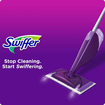 Swiffer WetJet Hardwood Floor Cleaner Spray Mop Pad Refill, Bathroom Cleaning Supplies, Hardwood Floor Cleaner, Multi Surface, 24 Count
