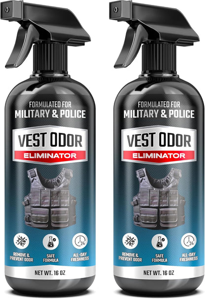 FORTIVO Vest Odor Remover Spray Non-Toxic, Residue-Free, Long-Lasting Fresh Scent 2 Pack