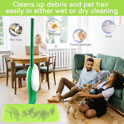 Mop Head Replacement for Libman Freedom Spray Mop - Washable Reusable Wet & Dry Cleaning - Microfiber Spray Mop Pads Refill for Multi-Surface Floor -7 Pack (Colorful)