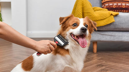 CHI for Dogs Rubber Fur Accumulator Brush, Dog Grooming Tool for Removing Loose Hair and Lint from Coats Furniture Clothing and Car Seats, Flexible Rubber Bristles, Easy Clean Grooming Brush