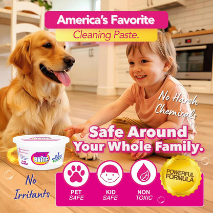 Quick 'n Brite All Purpose Cleaning Paste, True All Purpose Cleaner, Concentrated, 30 oz