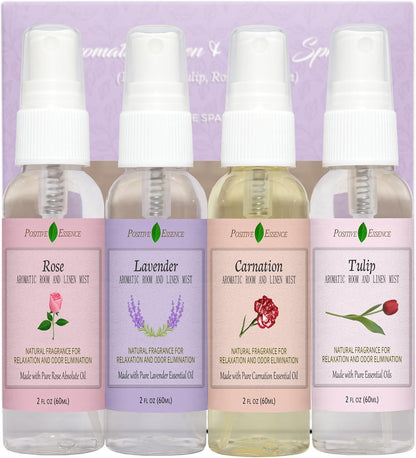 Lavender Room and Pillow Spray, Natural Aromatherapy Sleep Spray with Lavender Essential Oil for Relaxation, Fabric & Bedding Mist, Non-Aerosol Odor Neutralizer