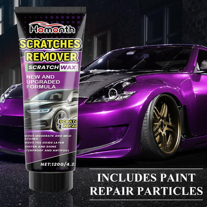 Nano Sparkle Cloth Car Scratch Remover Set,Magic Nano Sparkle Cleaning Cloth Car Scratch Remover,Nano Sparkle Cloth and Car Scratch Repair Paste for Deep Scratch Repair