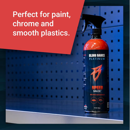 Bling Sauce Platinum Spots Sauce, Heavy-Duty Hard Water Spot Remover for Cars, Trucks, SUVs, 24oz.