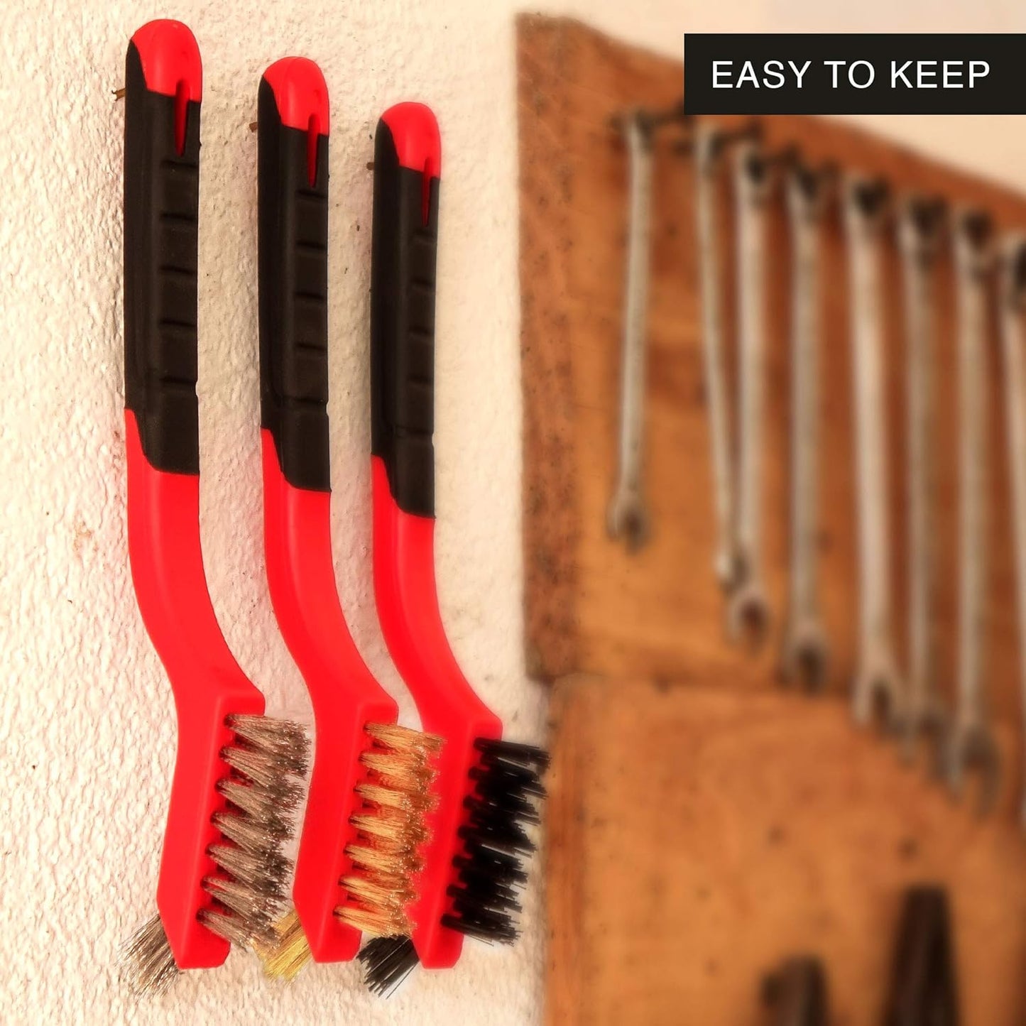 Wire Brush Steel Rust Removal