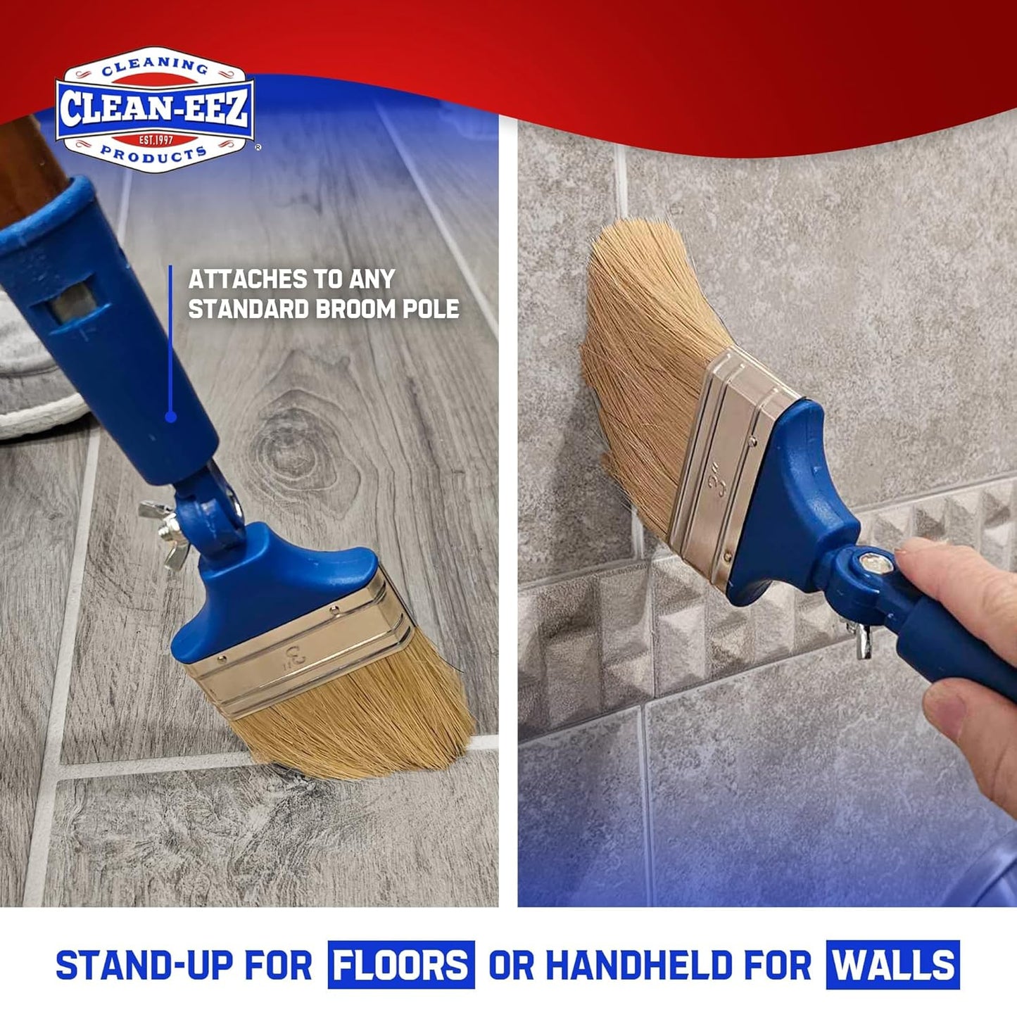 Clean-EEZ Grout Sealer - Protect Your Floors and Showers from Stains - Natural Stone Safe - Water and Oil Shield - Large 32 oz Bottle