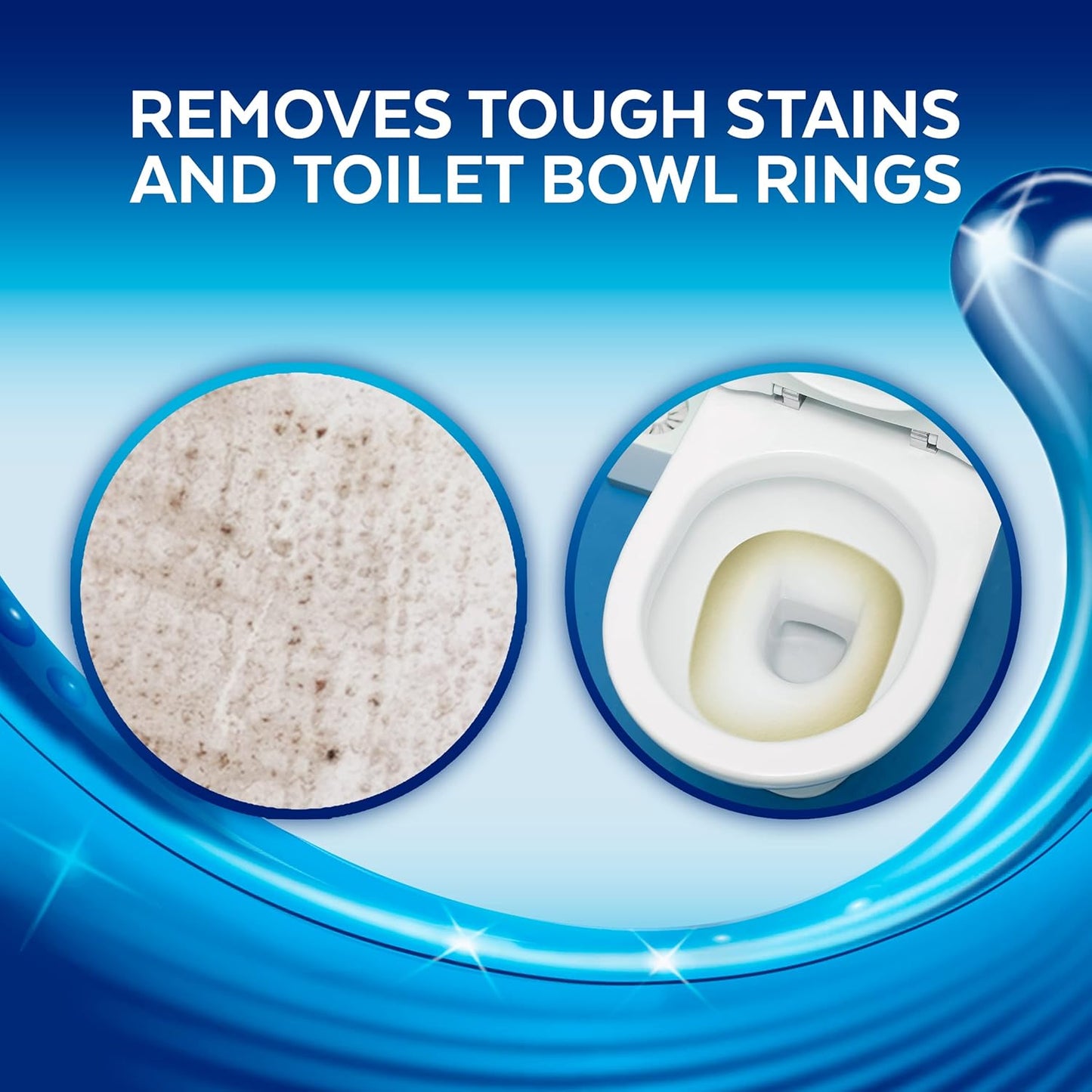 Lysol Toilet Bowl Cleaner, Max Strength Bathroom Cleaning Supplies, Toilet Bowl Cleaner Clinging Gel, Home Essential, Instant Stain Removal, Disinfecting and Deodorizing, Bleach Free, 24 oz (9 ct)