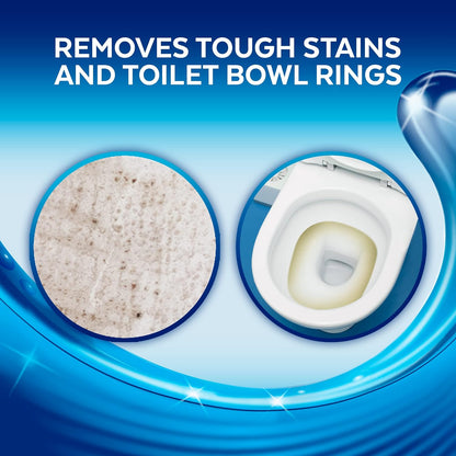 Lysol Toilet Bowl Cleaner, Max Strength Bathroom Cleaning Supplies, Toilet Bowl Cleaner Clinging Gel, Home Essential, Instant Stain Removal, Disinfecting and Deodorizing, Bleach Free, 24 oz (9 ct)