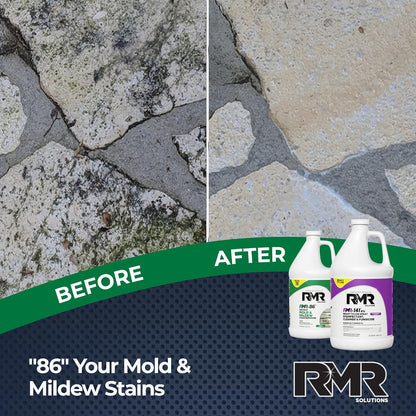RMR Brands DIY Mold & Stain Remover Bundle, Complete Mold Killer & Mildew Prevention Kit, Disinfectant Spray, Includes 2-32 fluid ounce Bottles