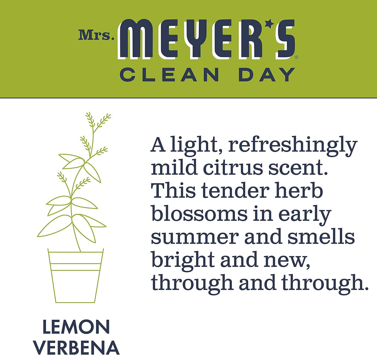 Mrs. Meyer's Automatic Dish Pillow Lemon Verbena 12.7 OZ, 20 CT.