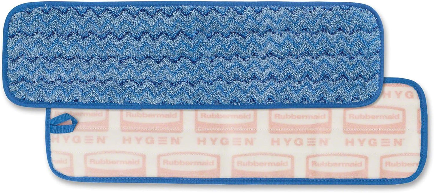 Rubbermaid Commercial Products HYGEN Pulse Single Sided Microfiber Spray Mop Kit for Hardwood/Tile/Laminated Floors Yellow Perfect for Kitchen/Lobby/Bathroom Cleaning