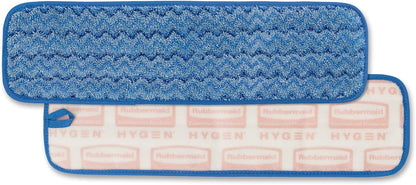 Rubbermaid Commercial Products HYGEN Pulse Single Sided Microfiber Spray Mop Kit for Hardwood/Tile/Laminated Floors Yellow Perfect for Kitchen/Lobby/Bathroom Cleaning