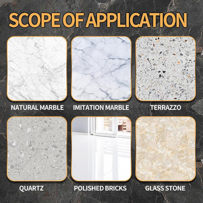 Marble Polishing Powder – for Granite, Marble & Stone Surfaces，Helps Restore Shine and Improve Surface Gloss – For Countertops, Floors & Walls – 2.2 LB(1 Piece)