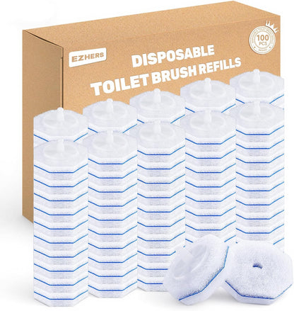 20 Count Toilet Wand Refills for Clorox, 5X Cleaning Power Toilet Bowl Wand Refills & High-Density Disposable Toilet Brush Scrubber - No Falling Apart, Instant Foam for Bathroom Cleaning