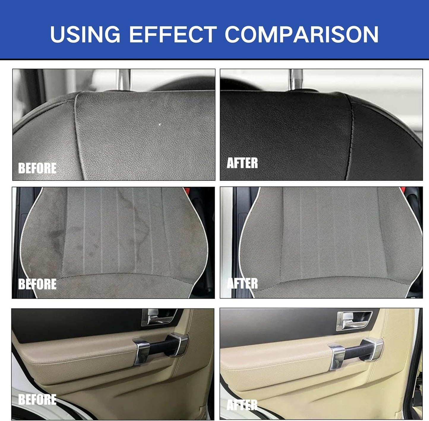 Leader Cleaning and Care Cream, Leather Cleaning Cream for Car Interior, Multifunctional Cleaning Paste for Leather Care, Furniture Leather Repair Kit, Leather Conditioner Cream