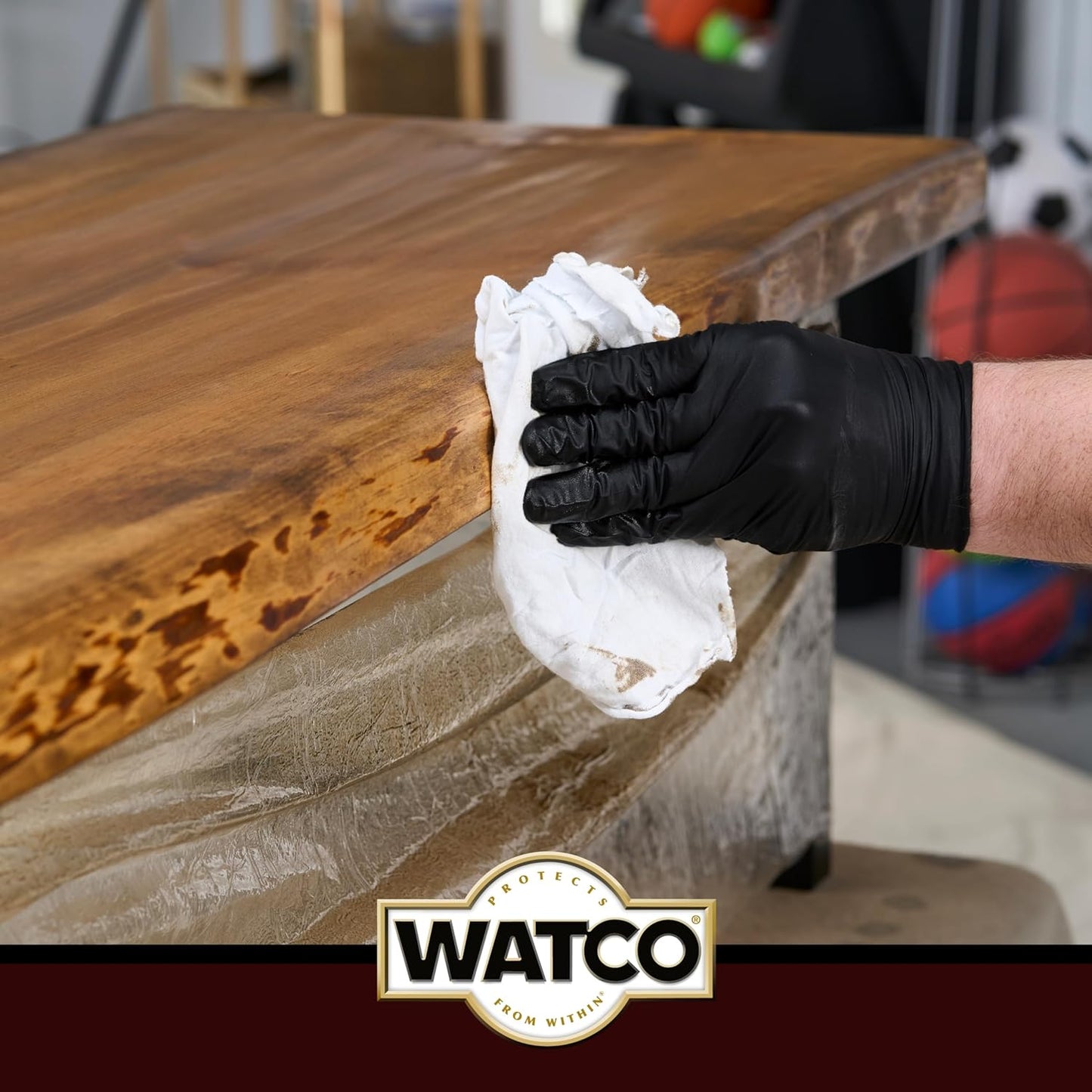 Watco Danish Oil Wood Finish Spray, 11.25 oz, Dark Walnut