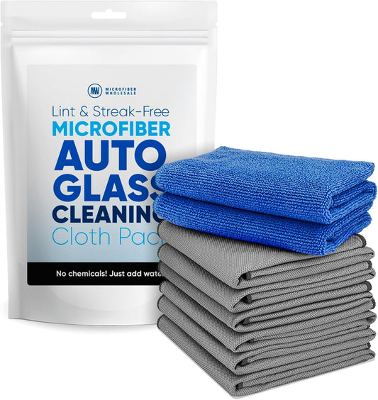 Claro Stainless Steel Cleaner Cloth 8-Pack – Microfiber Cleaning Cloths for Appliances, Sinks & Fridge | Lint-Free Streak-Free Stainless Reusable Alternative to Chemical Cleaners