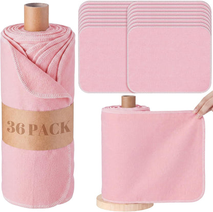 36 Pack Vintage Reusable Cleaning Cloths Washable Cotton Kitchen Towels for Home (Gray)