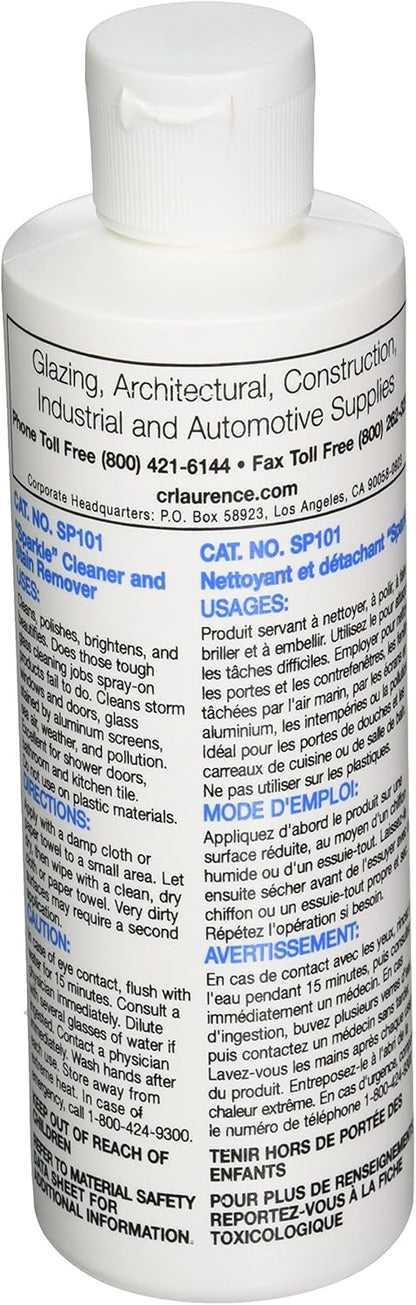 CRL "Sparkle" Cleaner and Stain Remover - 8 oz. Bottle