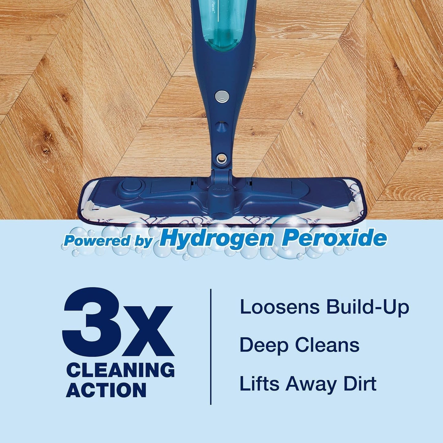 Bona PowerPlus Hardwood Floor Deep Cleaner Refill - 128 fl oz - Refill for Bona Spray Mops and Spray Bottles - Residue-Free Floor Cleaning Solution for Wood Floors